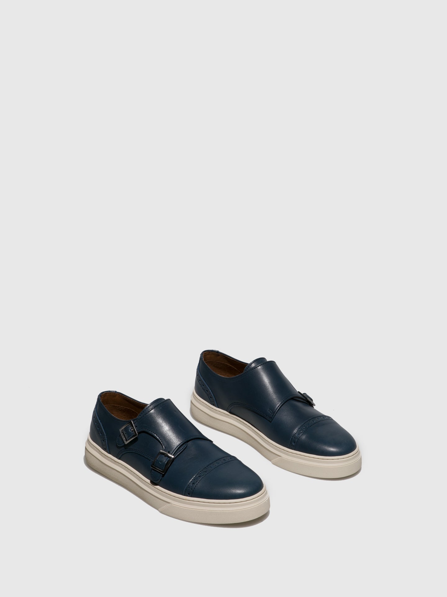 Fungi Sapatos com Fivela em Azul